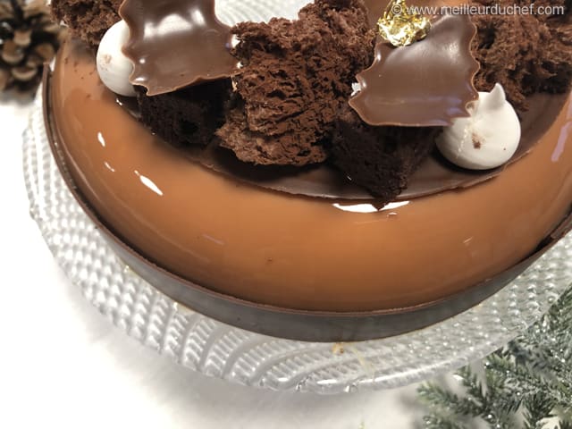 Cerclage en chocolat au lait Alunga pour entremets