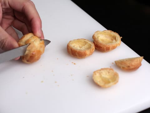 Choux fourrés à la mousse de foie gras - 20