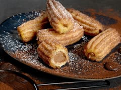 Churros fourrés au chocolat