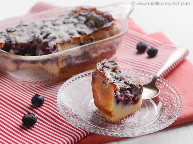 Clafoutis aux myrtilles