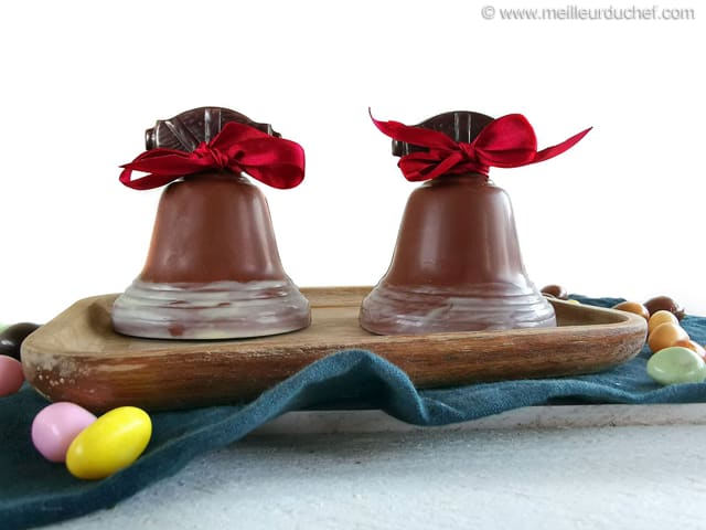 Cloches de Pâques en chocolat