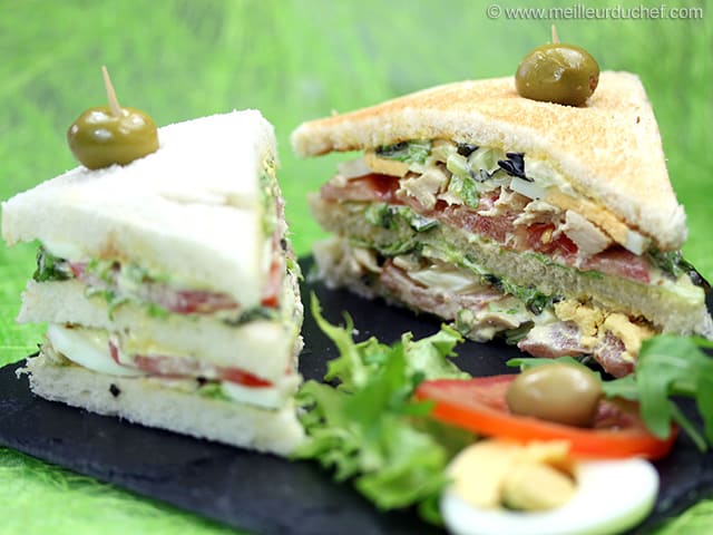 Halbzeit Pausen Club Sandwich — Rezepte Suchen