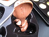 Cœur au chocolat fourré à la vanille - 22