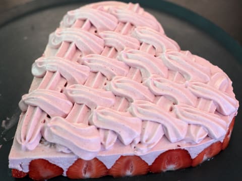 Cœur à la mousse de fraise - 50