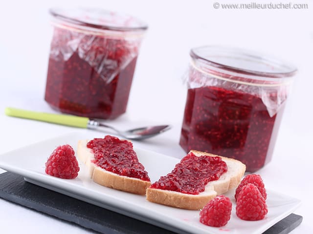 Confiture de framboises