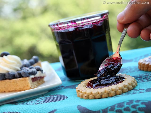 Confiture à la myrtille