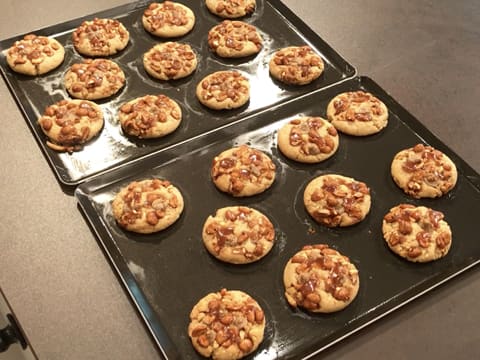 Cookies cacahuètes et caramel beurre salé - 45