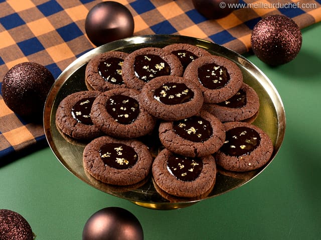 Cookies de Noël au chocolat