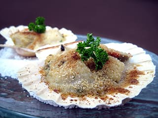 Coquilles Saint-Jacques à la bretonne