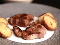 Côtelettes d'agneau, cuisson basse température