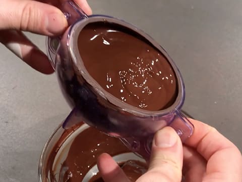 Moulage de coupe en chocolat - 15