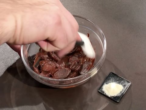 Moulage de coupe en chocolat - 2