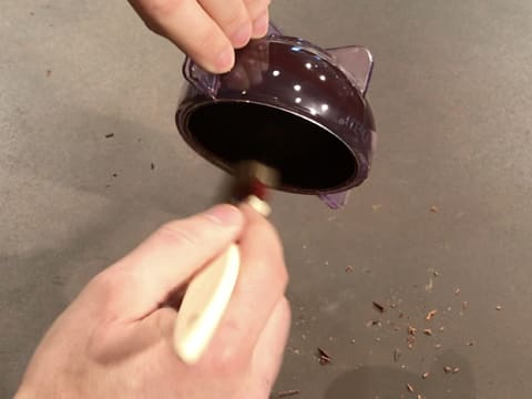 Moulage de coupe en chocolat - 20