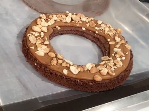 Couronne de Noël Caramel, Chocolat et Cacahuètes - 139