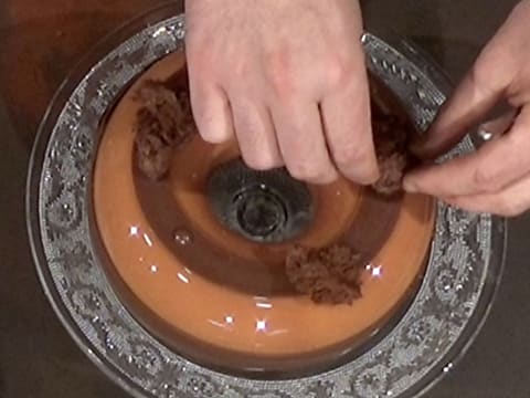 Couronne de Noël Caramel, Chocolat et Cacahuètes - 204