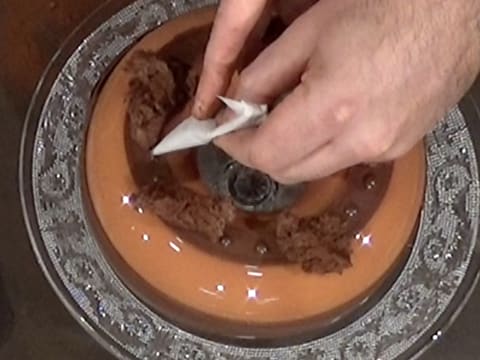 Couronne de Noël Caramel, Chocolat et Cacahuètes - 205