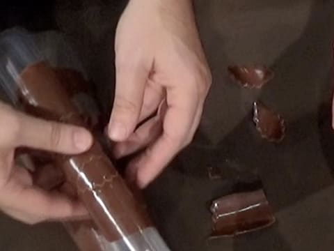 Couronne de Noël Caramel, Chocolat et Cacahuètes - 208