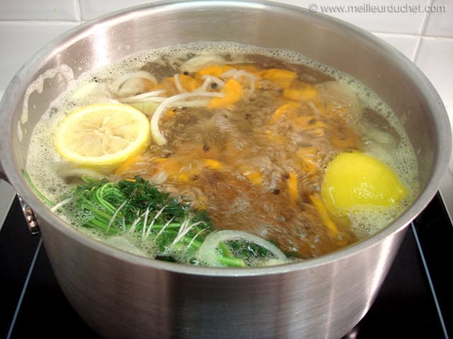 Faire un court bouillon Fiche recette avec photos Meilleur du Chef