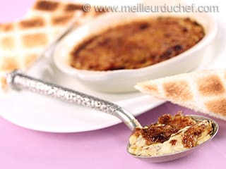 Cr&egrave;me br&ucirc;l&eacute;e au foie gras