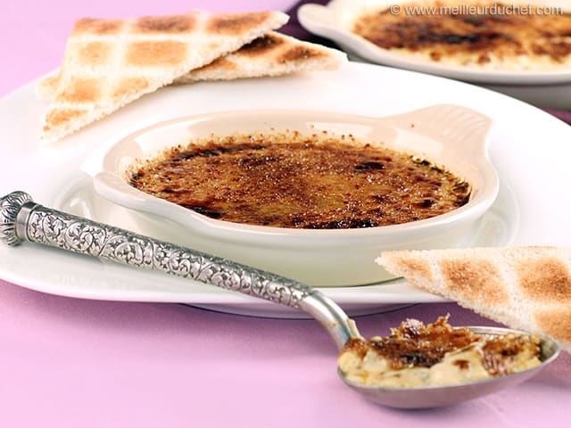 Crème brûlée au foie gras