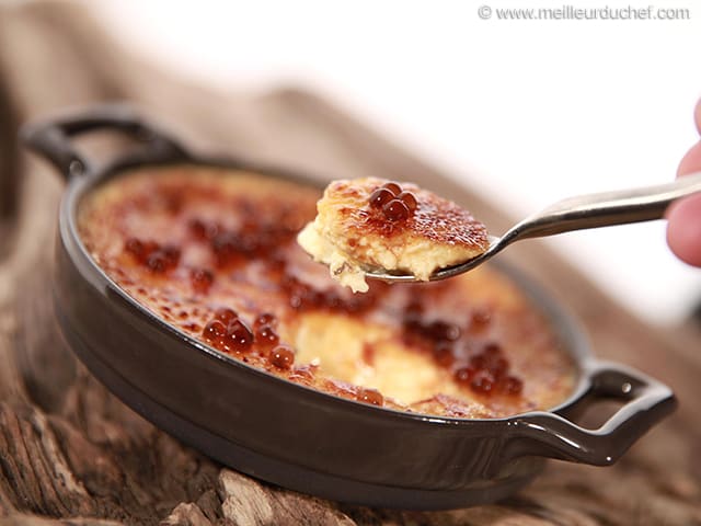 Crème brûlée à la truffe