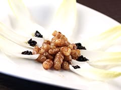 Crosnes glacés à brun