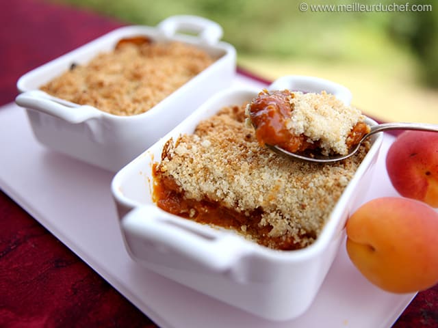 Crumble aux abricots