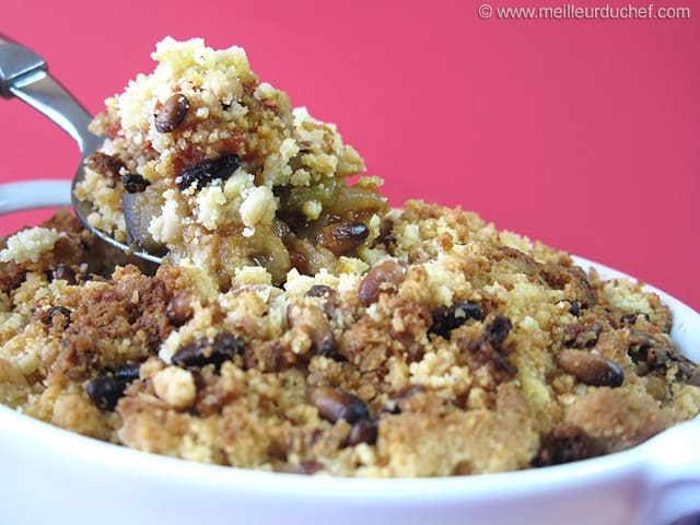 Ratatouille en crumble