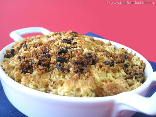 Ratatouille en crumble