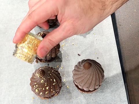 Dessert de Pâques Vanille et son cœur fondant au caramel salé - 73