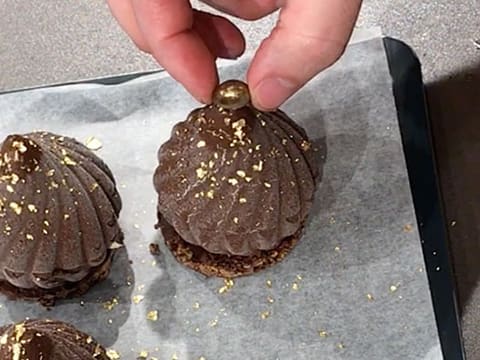 Dessert de Pâques Vanille et son cœur fondant au caramel salé - 76