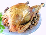 Dinde de no&euml;l farcie aux marrons