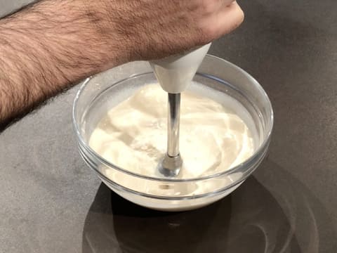 Mixage crème à l'amande