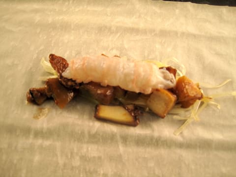 Enrobé de langoustines et chanterelles - 15