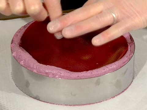 Entremets printanier à la myrtille - 82