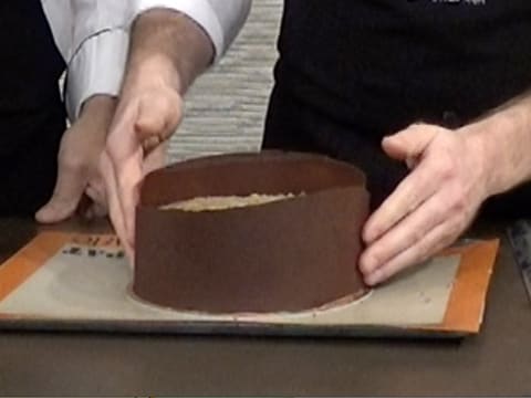 Entremets chocolat praliné agrumes - 94