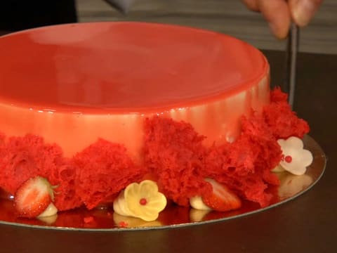 Entremets fraise - coco - hibiscus - 84