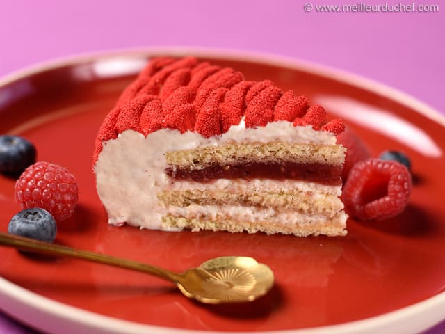 Entremets cœur Saint Valentin