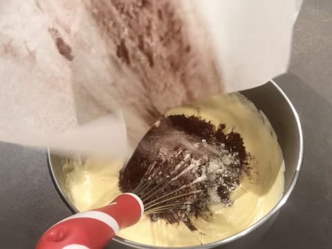 Entremets fraîcheur framboise, vanille, chocolat - 55