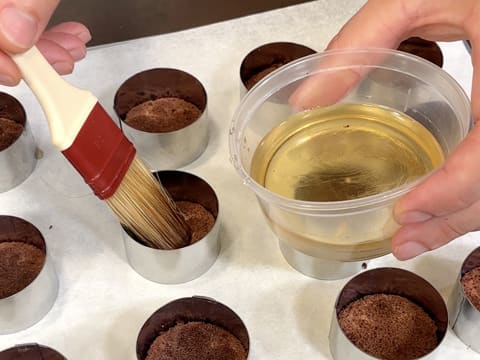 Entremets fraîcheur framboise, vanille, chocolat - 79
