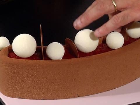 Entremets demi lune framboise Inaya - 58