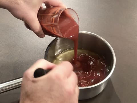 Entremets glacé, Mojito et fraise - 8