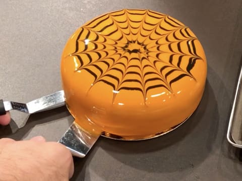 Entremets d'Halloween au chocolat et à l'orange - 101