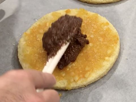 Entremets d'Halloween au chocolat et à l'orange - 53