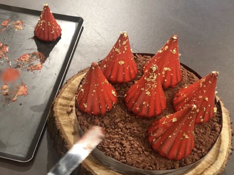 Entremets de Noël "Forêt Noire enchantée" - 241