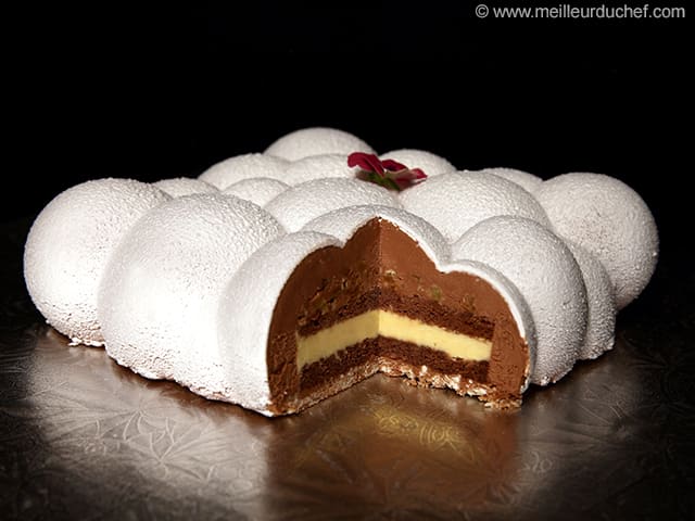 Entremets nuage exotique