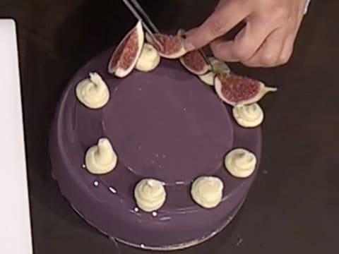 Entremets pistache figue framboise - 68