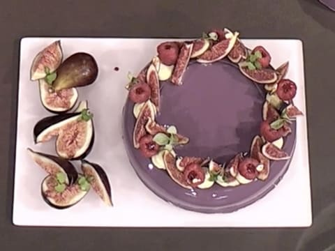 Entremets pistache figue framboise - 69