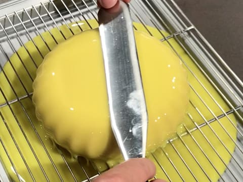 Entremets plissé banane, coco, chocolat Caramélia - 93