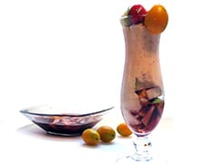 Espuma de sangria en verrine